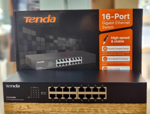 Switch Tenda 16 Ports Gigabit TEG-1016D Rackable