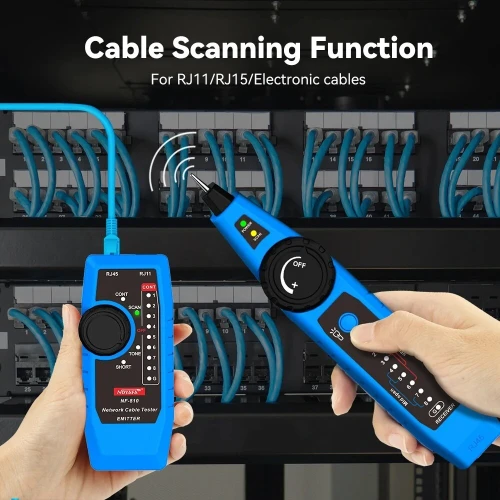 Testeur Cable Réseau RJ45/RJ11 Multifonction Localisateur de Defaut