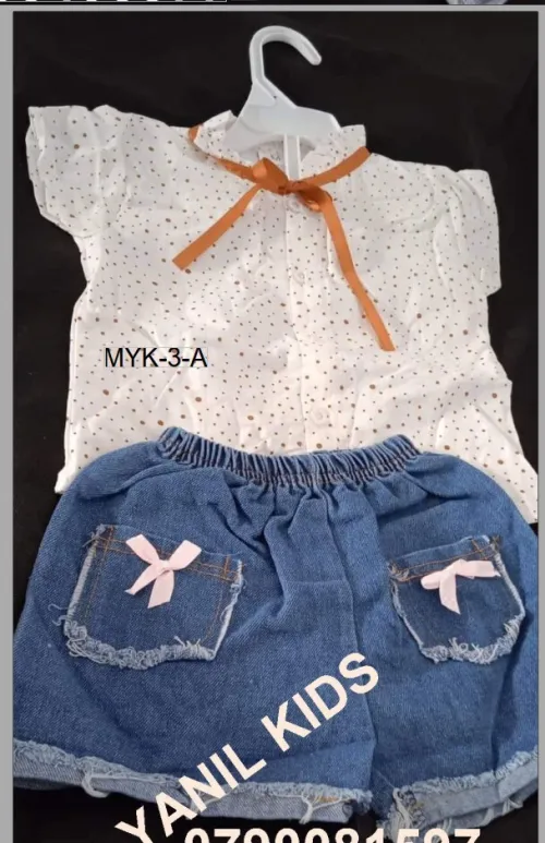 Ensemble D'ete pour fille 2-5 ans