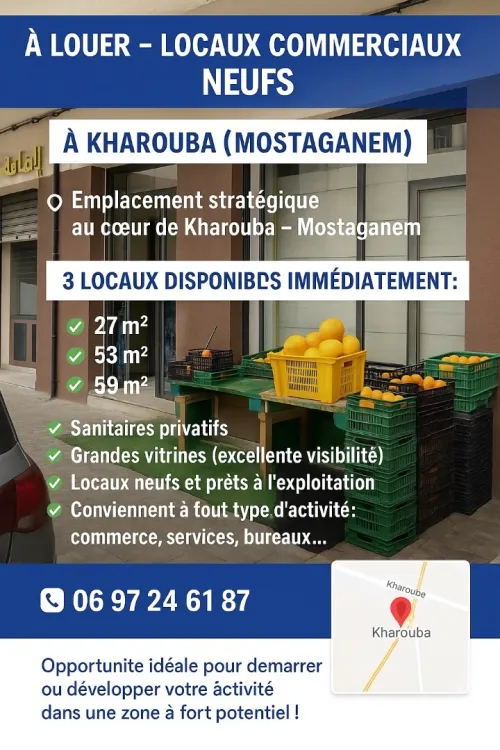 Location Local Mostaganem Mostaganem