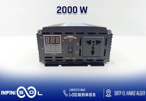 Convertisseur de courant 12V - Puissance 2000W