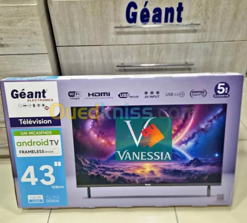 Tv 43P Android 14 Marque Géant