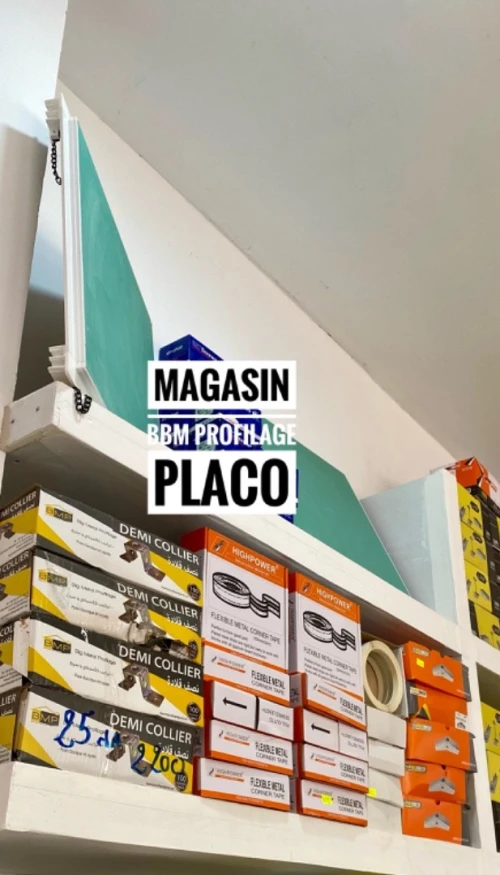 Vente ossatures métalliques et accessoires placoplâtre 