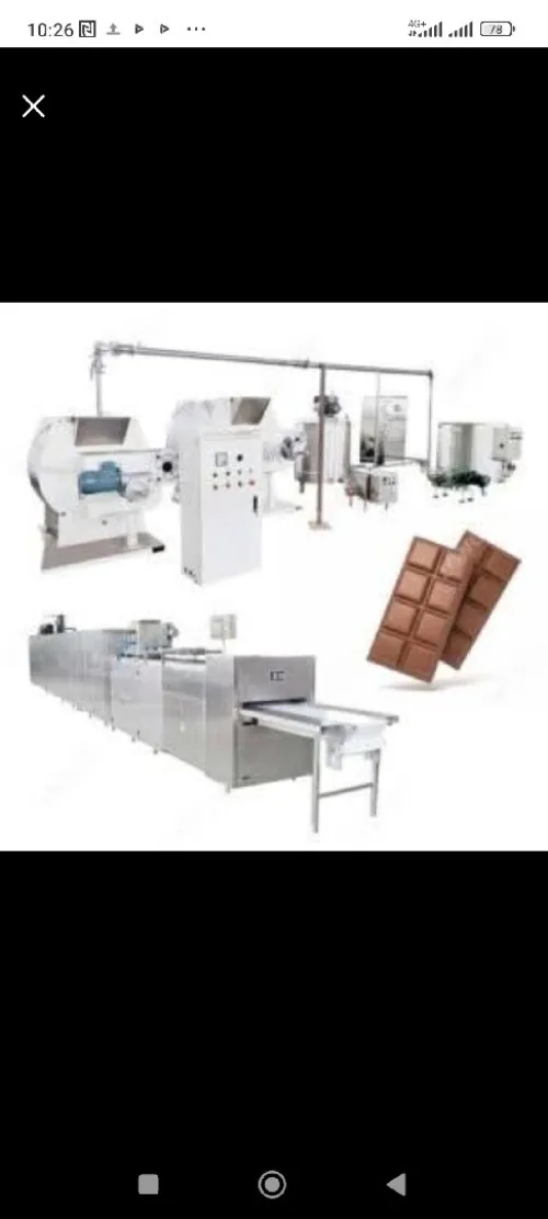 Vente Lots de Machines Neuf d'un usine de chocolat 
