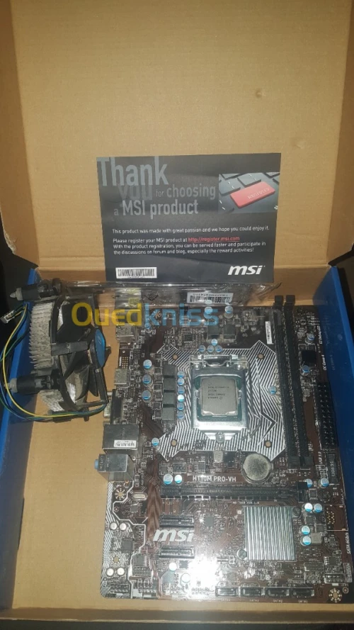 MSI H110M PRO-VH + Intel Core i3-7100 3.9GHZ