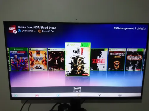 Xbox 360 Slim flashé glitché
