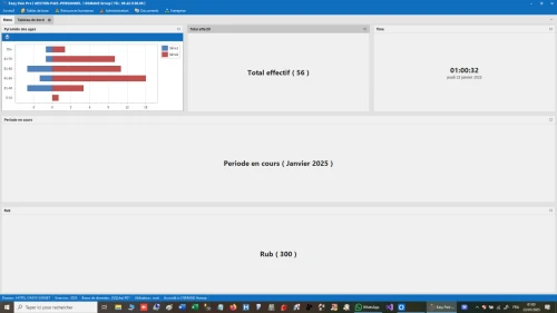 Logiciel Easy-Paie Pro - برنامج إدارة الأجور والعمال
