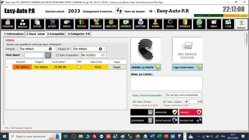 Logiciel Easy-Auto P.R - برنامج  خاص بقطع غيار السيارات - Version Starter 