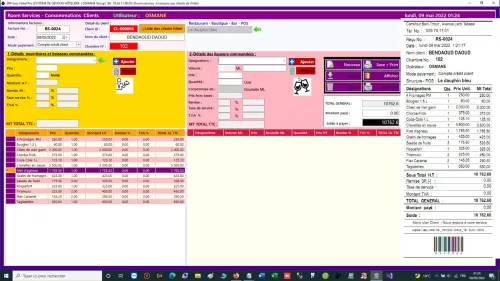LOGICIEL GESTION HÔTELIÈRE COMPLÈTE  - برنامج لتسيير الفندقي