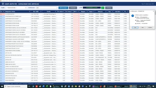 Logiciel Easy-Auto P.R - برنامج  خاص بقطع غيار السيارات - Version Starter