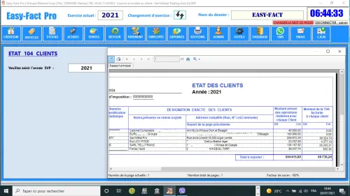 Logiciel EASY-FACT Pro - D10  - برنامج إدارة المخزون و التجارة