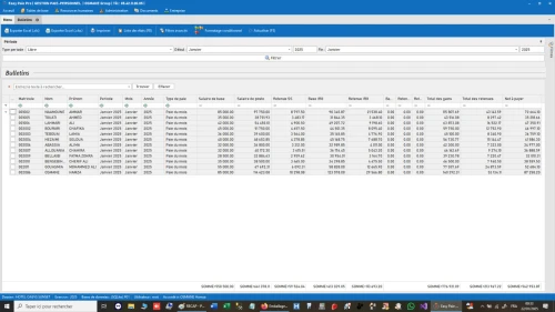 Logiciel Easy-Paie Pro - برنامج إدارة الأجور والعمال
