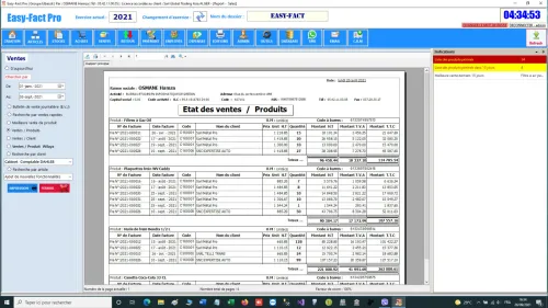 Logiciel EASY-FACT Pro - D10  - برنامج إدارة المخزون و التجارة