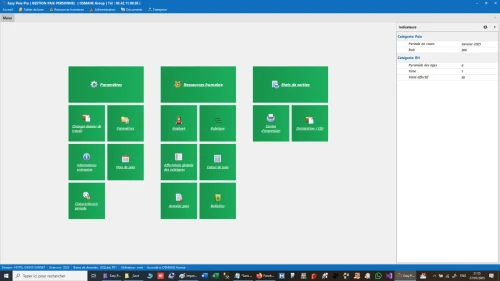 Logiciel Easy-Paie Pro - برنامج إدارة الأجور والعمال
