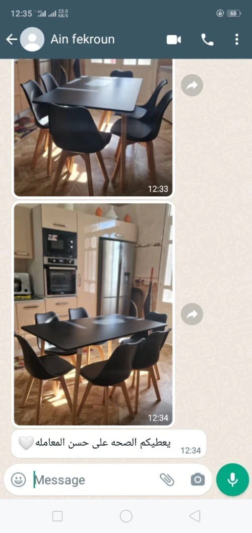 Solde table scandinave avec chaise tulipe 
