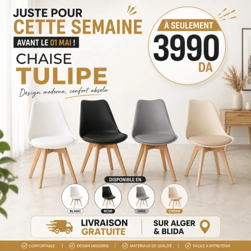 Promo Chaise Tulipe À Ne Pas Rater !!!
