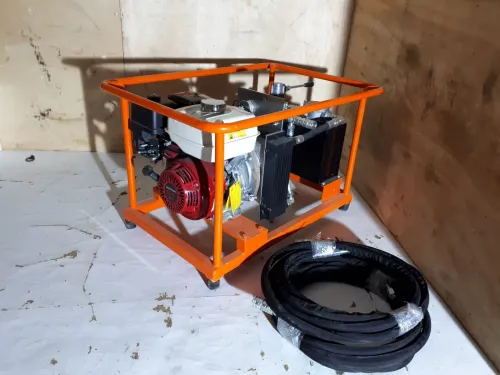 MACHINE SOUFFLAGE CABLE FIBRE OPTIQUE ET ELECTRIQUE
