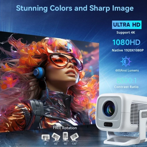 Vidéoprojecteur Ditong x3plus dernière version du modèle avec 2Gb RAM