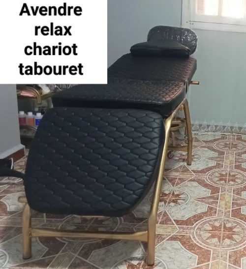 Relax esthétique chariot tabouret
