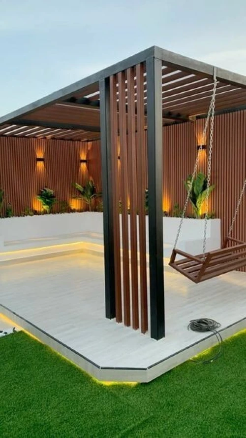 pergola structure métallique
