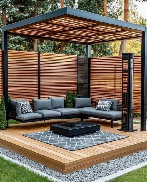 pergola structure métallique