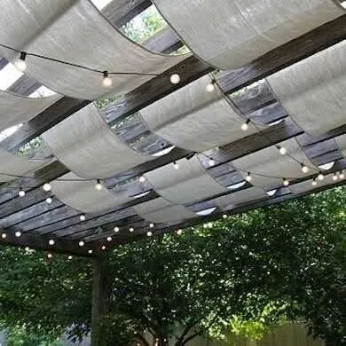 Pergola avec toile 