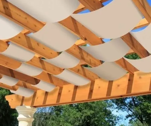 Pergola avec toile 