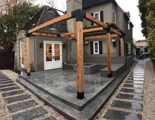 Pergola avec toile 