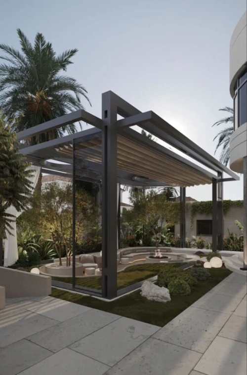 pergola structure métallique
