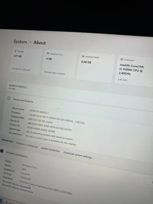 Dell G3 Gaming Laptop