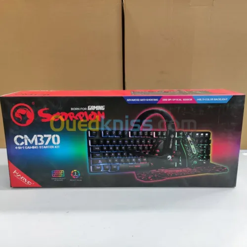 [2 en 1] casque + tapis Pack gaming