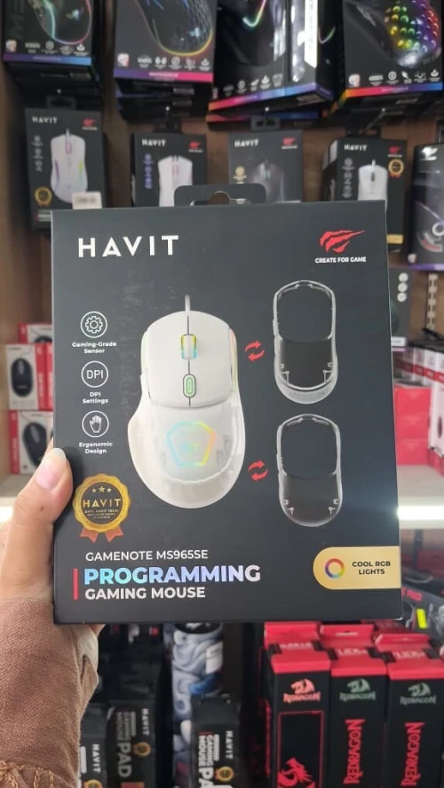 Souris Gaming HAVIT MS965SE RGB  12800 DPI 7 Boutons Programmables