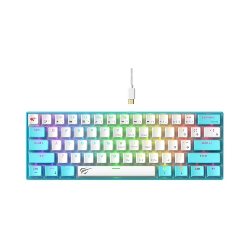 Clavier Gaming Mécanique HAVIT KB903L BLUE WHITE