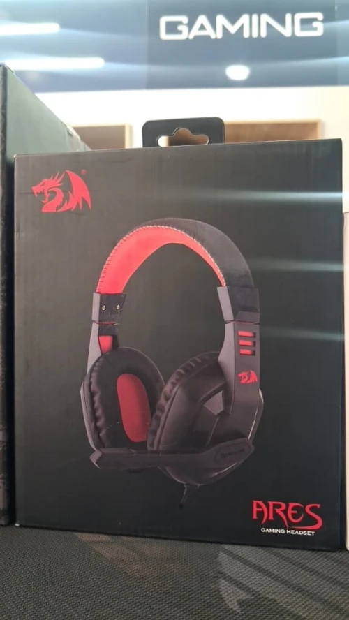 Casque Gaming Redragon Ares H120 Jack 3.5 mm, Micro Haute Sensibilité
