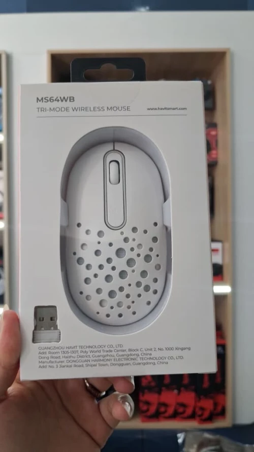 Souris Sans Fil HAVIT MS64WB Triple Mode Bluetooth + 2.4GHz Rechargeable