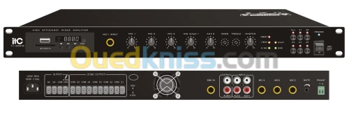 Amplificateur mélangeur ITC T-120DTB 