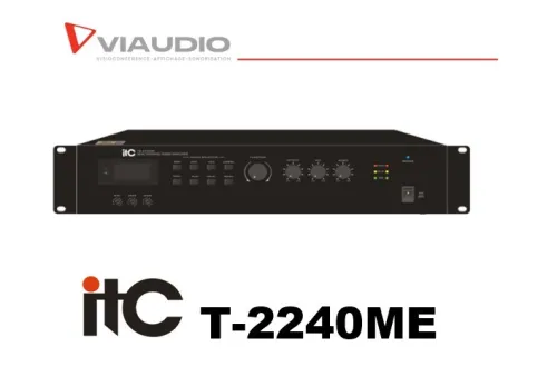 Amplificateur de mosquée multimédia à 2 canaux ITC T-2240ME