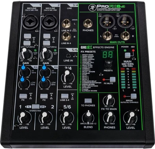 Table de mixage Mackie ProFX6v3