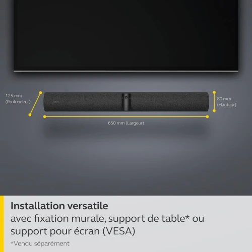 Barre vidéo panoramique 4K Jabra PanaCast 50