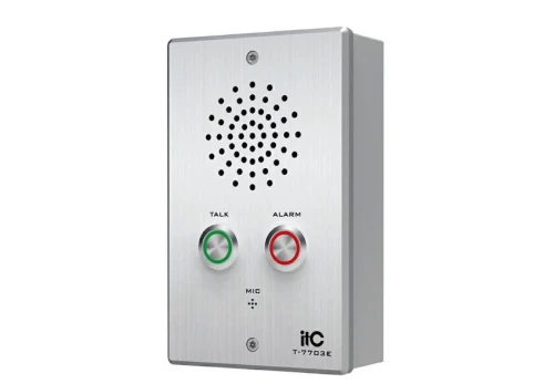 Terminal d'interphone d'aide et d'urgence  à deux boutons ITC T-7703E