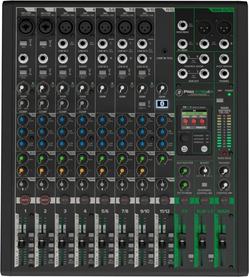 Table de mixage Mackie ProFX12v3+