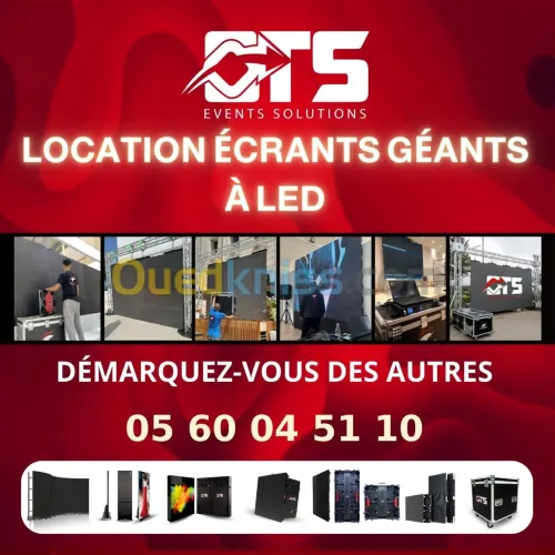 location d'écrans géants à LED 