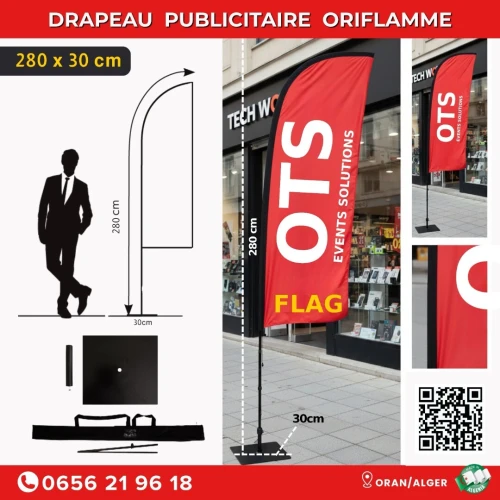 FLAG MARKETING  PRIX CHOCK 2.80 x 30cm