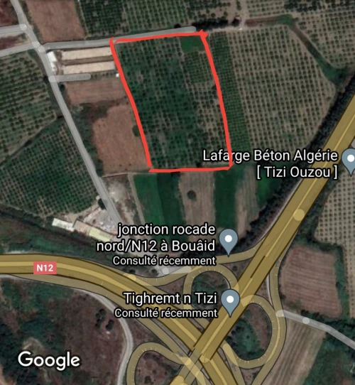 Location Terrain Tizi ouzou Tizi ouzou