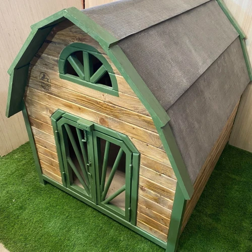 Des niches en bois tres solide pour chiens et chats