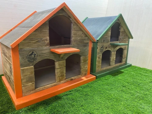 Des niches en bois tres solide pour chiens et chats