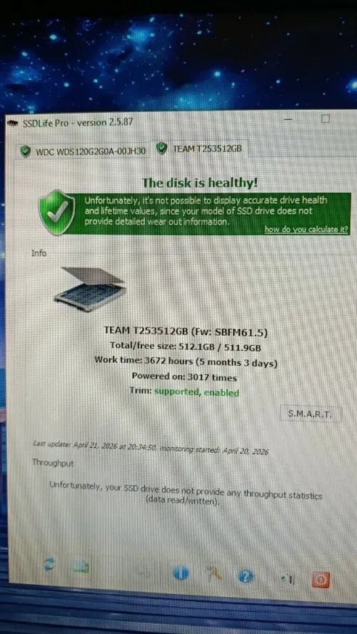 SSD TeamGroup CX2 512 GB