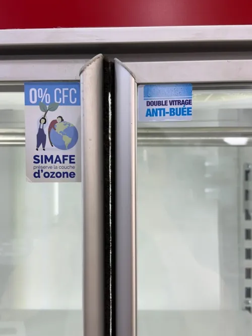 Vitrine murale ixia simafe pour boucherie et restaurant 