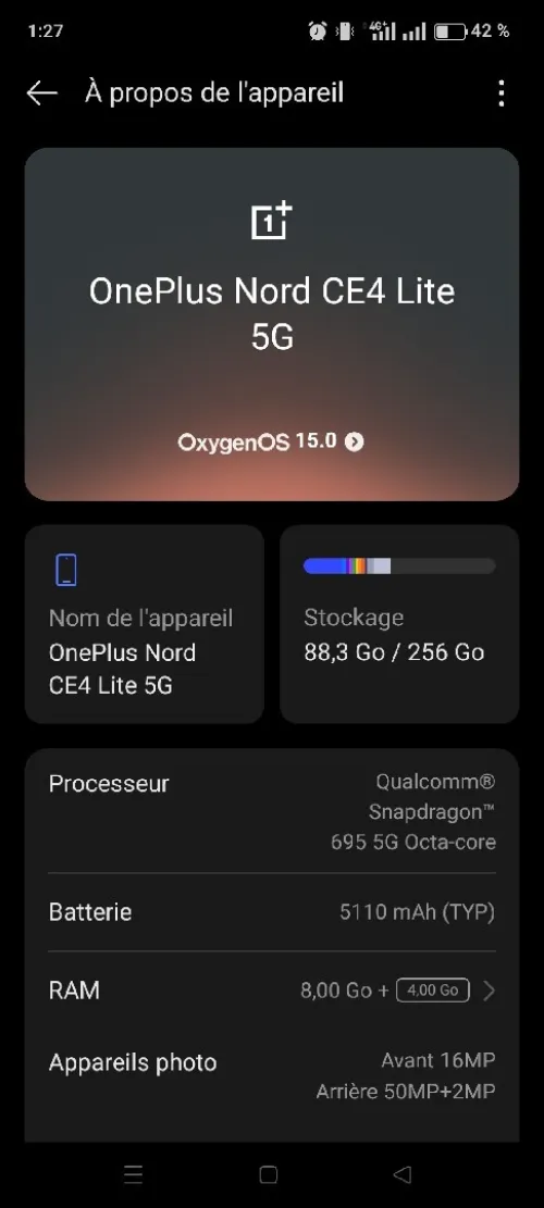 Oneplus Nord ce 4