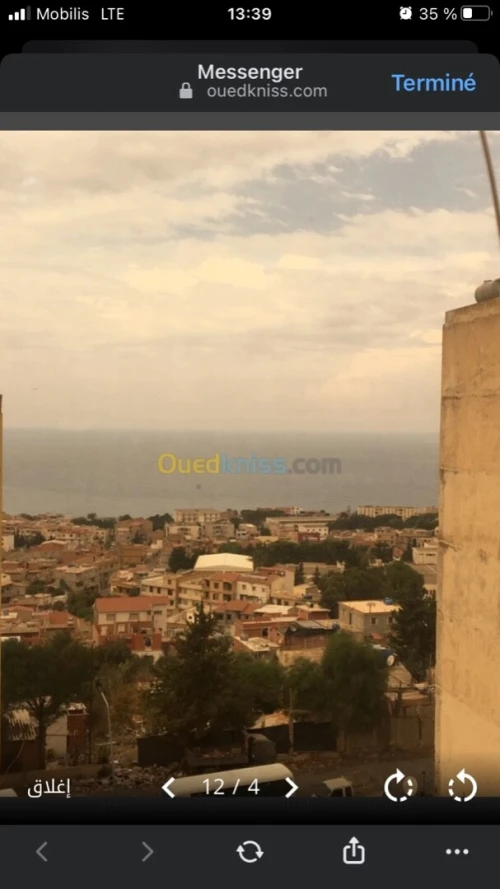 Location Appartement F3 Tipaza Cherchell